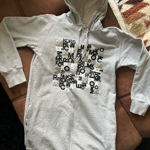 Michael Kors Light Gray Hoodie